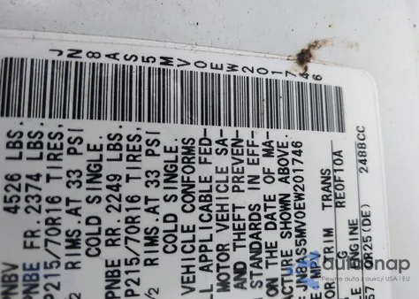 2014 Nissan Rogue Select S from USA, damaged, VIN JN8AS5MV0EW201746